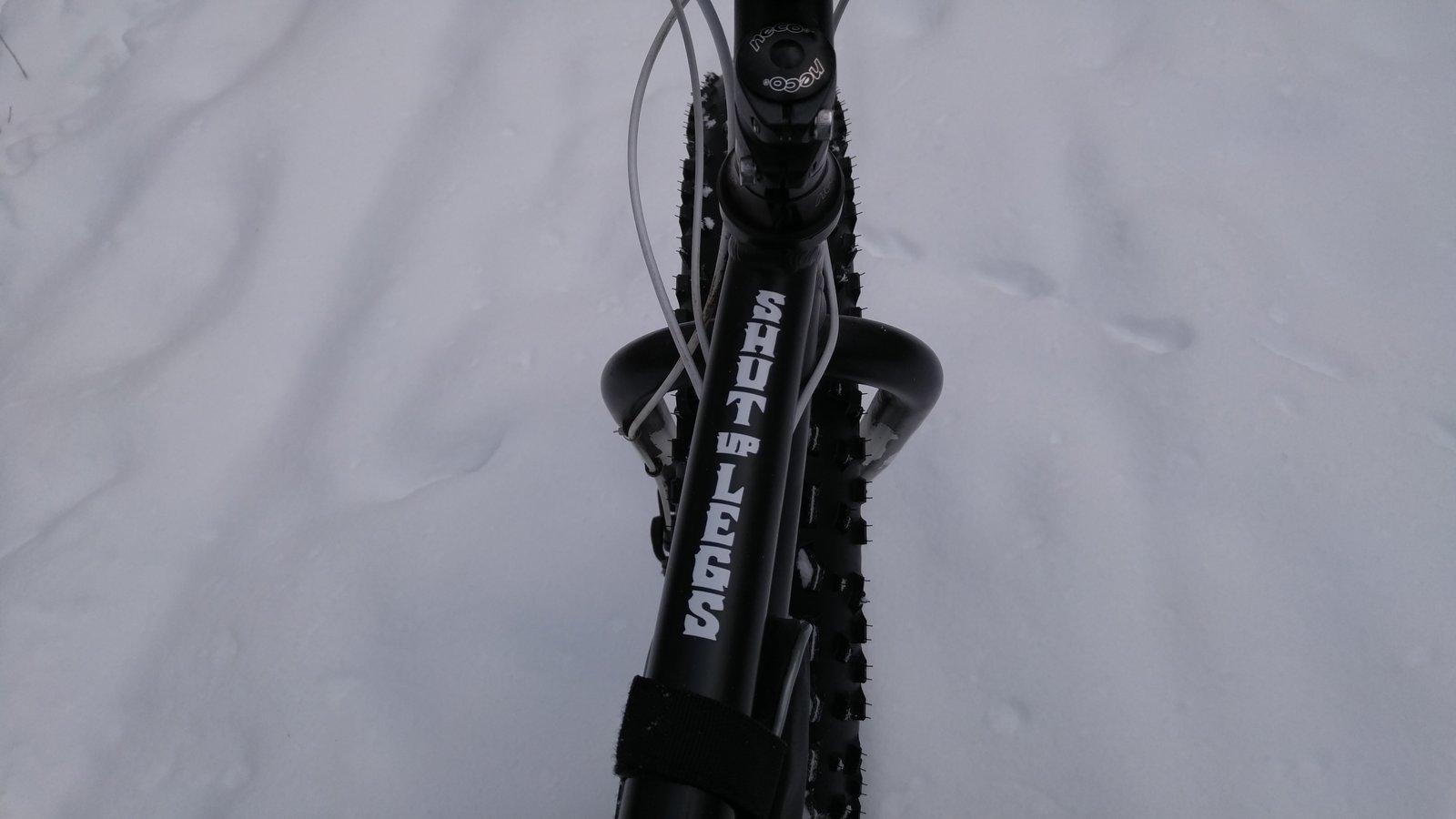 Winter fat biking